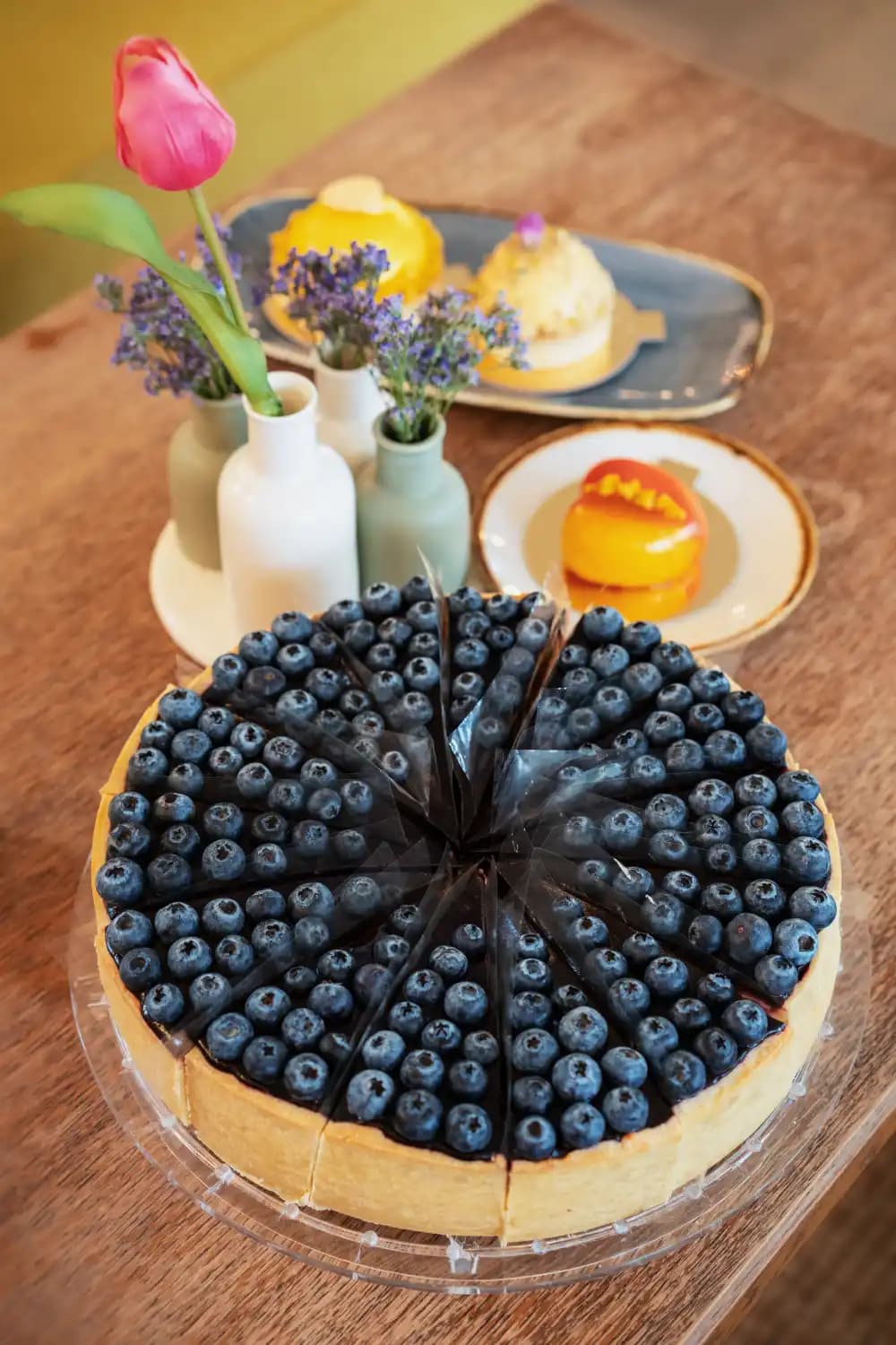 Heidelbeer-Torte aus dem Café LIVA am Wolfgangsee